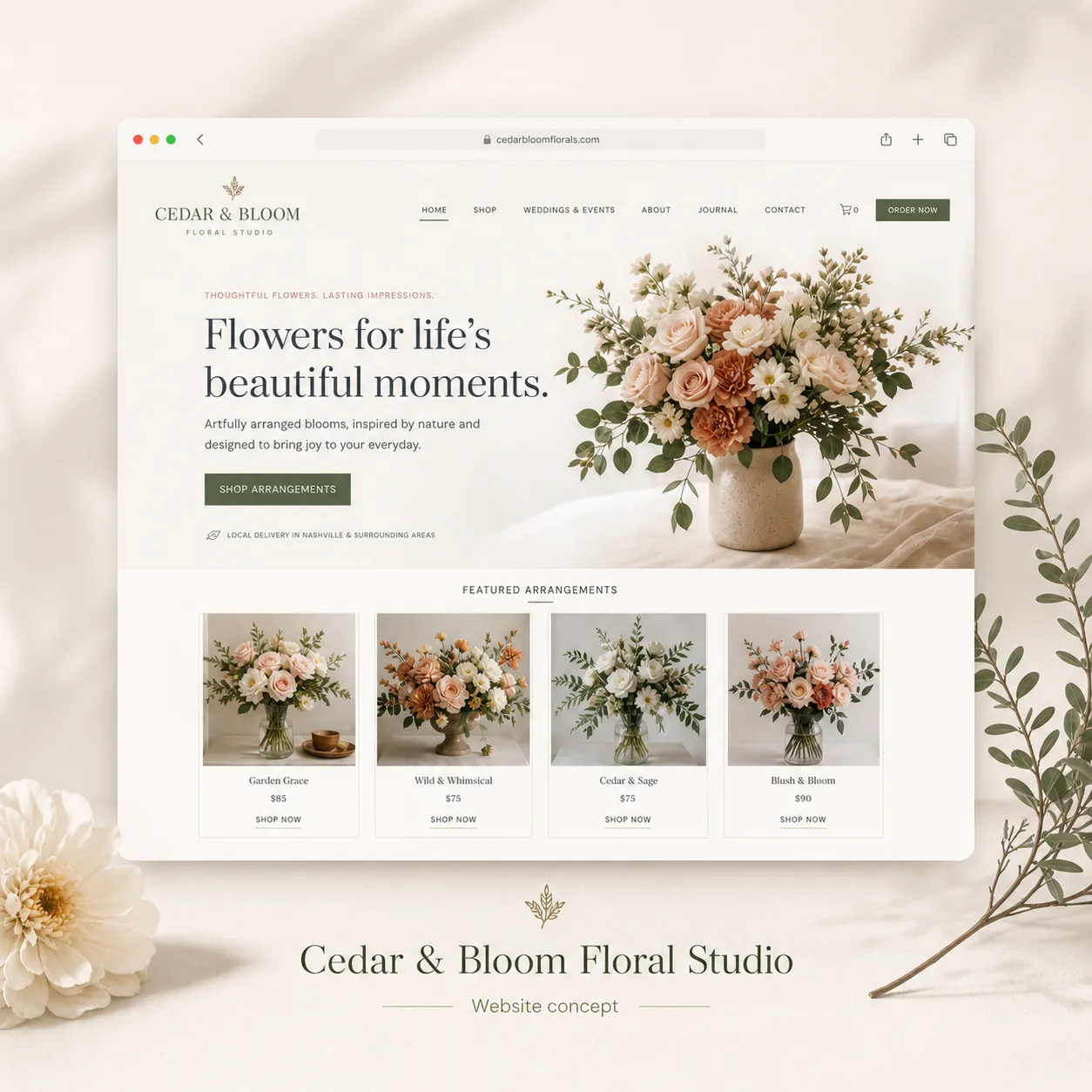 Cedar & Bloom Floral Studio preview
